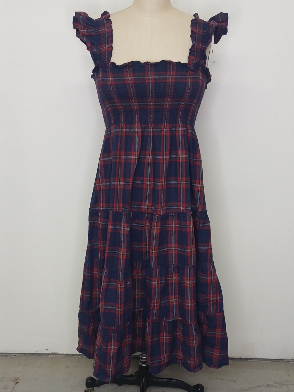 Hill House Plaid Nap Dress XS